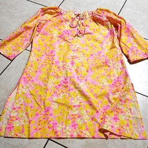 Vintage Lilly Pulitzer 'The Lilly' Floral Tunic - size 16